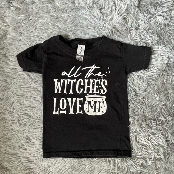 Gildan Other - Toddler all the witches love me Halloween shirt